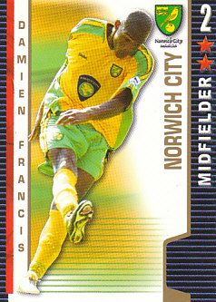 Damien Francis Norwich City 2004/05 Shoot Out #281